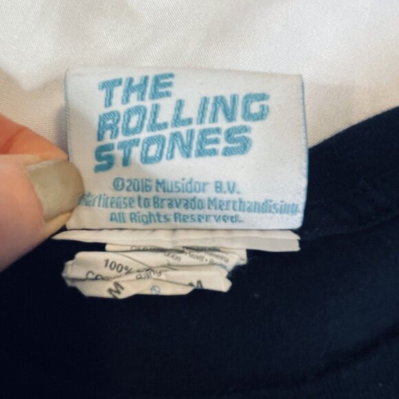 Rolling Stones Exhibitionism Tour London Saatchi Adult T-Shirt Medium Black 2016 - Picture 6 of 6